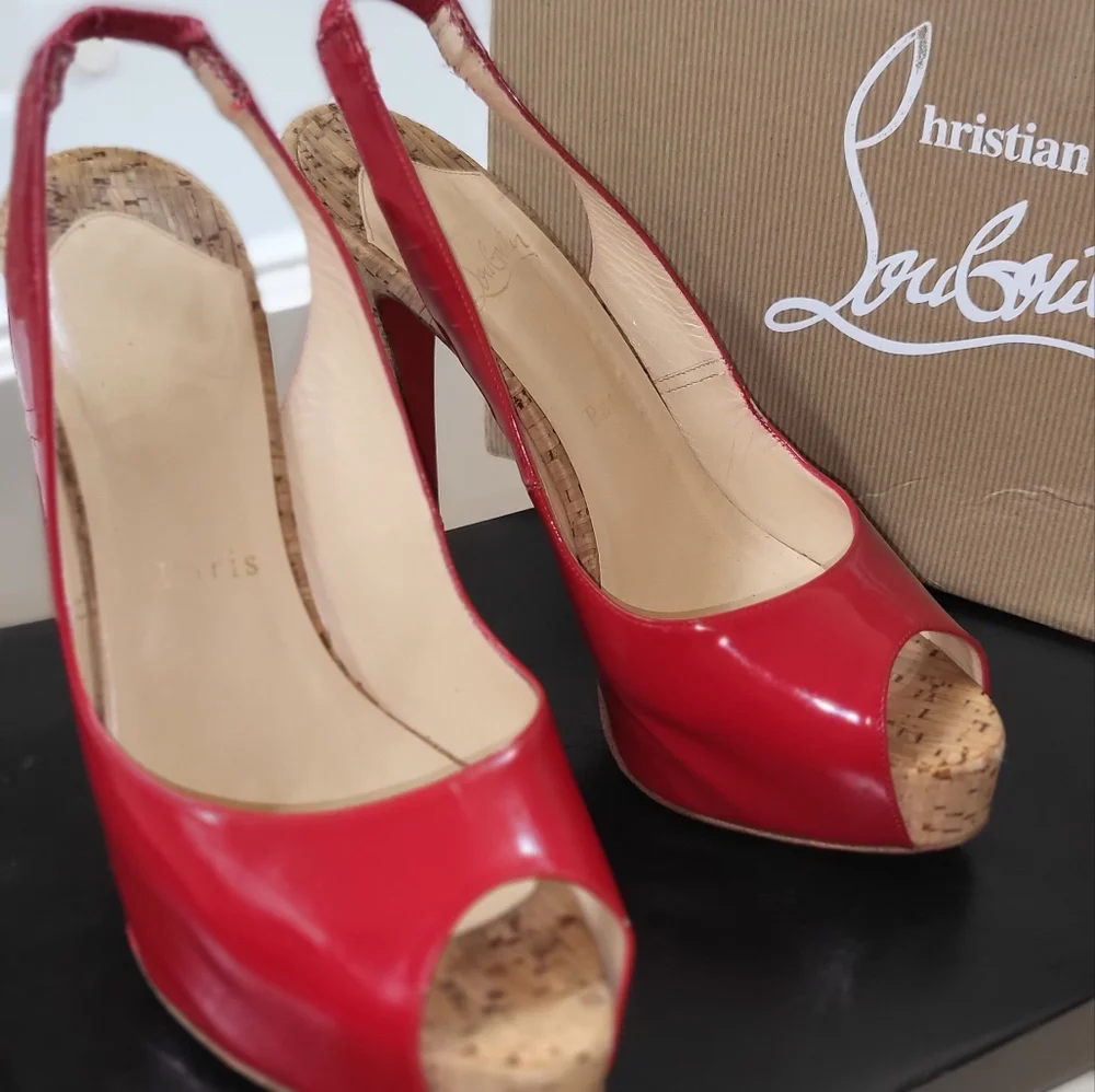 Christian Louboutin Red Heels - Picture 3 of 14